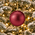 Garnet Frost Hanging Decoration - ნაძვის ხის სათამაშო