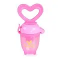 Cangaroo-ს საბავშვო ხილის საჭმელი საწოვარა Silicone Fresh Food Feeder Love PINK - F1333