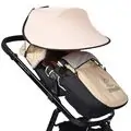 Cangaroo-ს ეტლის საჩრდილავი UNIVERSAL STROLLER SHADE BEIGE