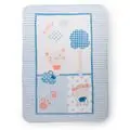 KikkaBoo-ს ახალშობილის პლედი Blanket Fantasia Blue 110/140 cm
