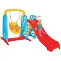 Pilsan-ის ეზოს სასრიალოს კომპლექტი 06 141 WAVY SLIDE AND SWING SET