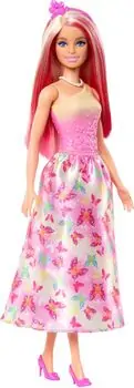Barbie Royal Doll with Brightly Highlighted Fantasy Hair - ბარბის თოჯინა, 5 image