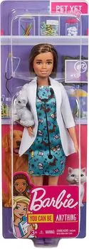 Barbie You Can Be Anything Animals Doctor Doll GJL63 ცხოველების ექიმი ბარბი, 5 image