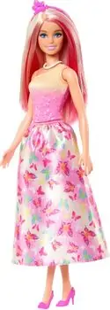 Barbie Royal Doll with Brightly Highlighted Fantasy Hair - ბარბის თოჯინა, 2 image