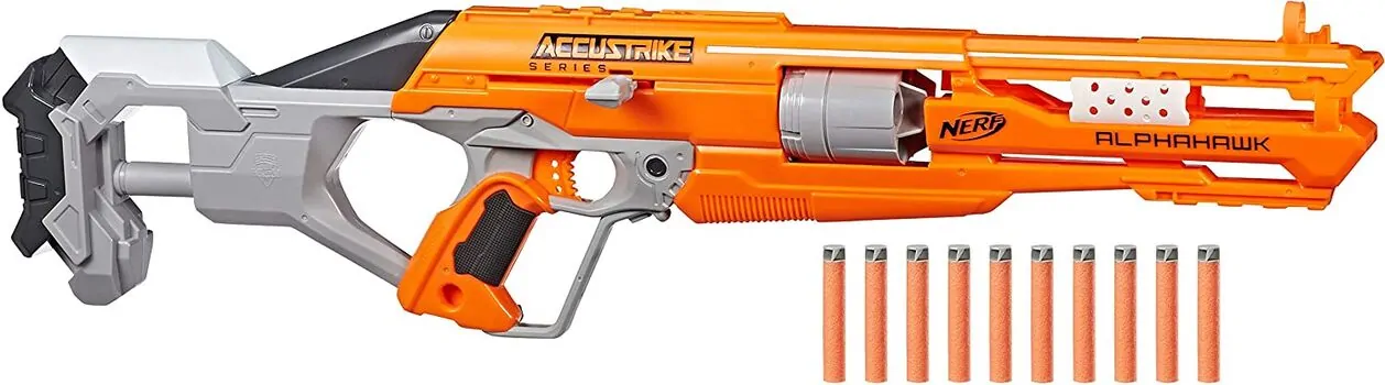 NERF N-STRIKE ACCUSTRIKE  B7784 ბლასტერი რბილი ტყვიებით, 2 image