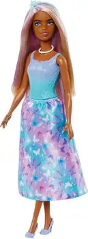 Barbie Royal Doll with Brightly Highlighted Fantasy Hair - ბარბის თოჯინა, 3 image
