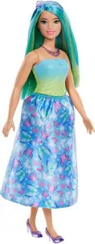 Barbie Royal Doll with Brightly Highlighted Fantasy Hair - ბარბის თოჯინა, 2 image