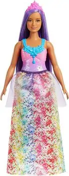 Barbie Dreamtopia Princess Dolls Series - Purple Hair HGR17 ბარბის თოჯინა, 4 image