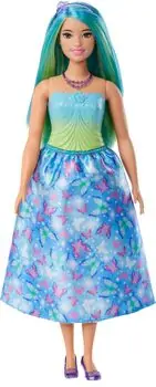 Barbie Royal Doll with Brightly Highlighted Fantasy Hair - ბარბის თოჯინა, 4 image