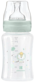 KikkaBoo PP Ffeeding Bottle 240ml Jungle King Mint ახალშობილის ბოთლი