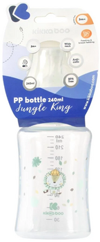 KikkaBoo PP Ffeeding Bottle 240ml Jungle King Mint ახალშობილის ბოთლი, 3 image