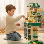 Home Kitchen With Spray Green - სათამაშო სამზარეულო