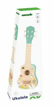 Tooky Toy Wooden Ukulele - სათამაშო ხის უკულელე, 2 image