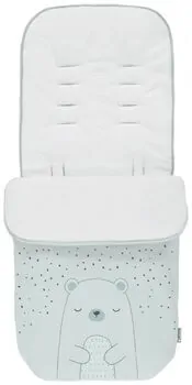 KikkaBoo Footmuff Polar Bear Mint ჩასათბუნი ფეხსაფარი (შალითა) ეტლისთვის