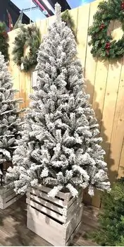 Christmas Tree 180 CM Snow-Covered საახალწლო ნაძვის ხე დათოვლილი ტოტებით, 2 image