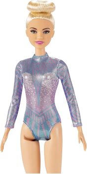 Barbie Rhythmic Gymnast Blonde Doll - ბარბის თოჯინა სავარჯიშო სეტით, 2 image