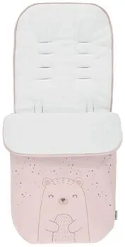KikkaBoo Footmuff Polar Bear Pink ჩასათბუნი ფეხსაფარი (შალითა) ეტლისთვის