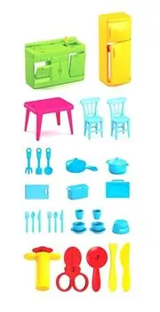 Dede ARTCRAFT MEGA KITCHEN PLAY DOUGH SET  საბავშვო პლასტელინის ნაკრები 03658, 6 image