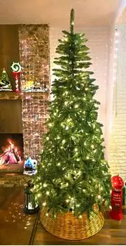 Christmas Tree 240 CM With Lights - ნაძვის ხე განათებით, 2 image