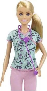 Barbie You Can Be Anything Doctor Doll Gtw39 ექიმი ბარბი, 3 image