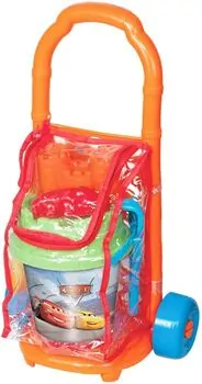 Dede Cars Trolley Set 01694 ქვიშაში სათამაშო ნაკრები