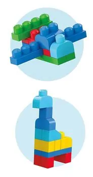 Mega Bloks MBBB I can build medium სათამაშო კონსტრუქტორი FLY43 413-7618, 2 image