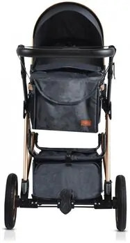 Cangaroo Midas 3in1 Black საბავშვო ტრანსფორმერი ეტლის კომპლქტი, 13 image