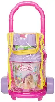 Dede 01480 BARBIE TROLLEY SET ქვიშაში სათამაშო ნაკრები