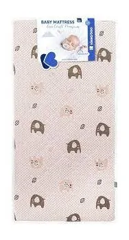 KikkaBoo Mattress CocoCraft Premium Elephants Green 60x120x15cm მატრასი ბამბის ზედაპირით და ქოქოსის შიგთავსით, 2 image