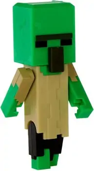 Minecraft Legends Zombie with Action - მაინქრაფთის სათამაშო ფიგურა, 5 image