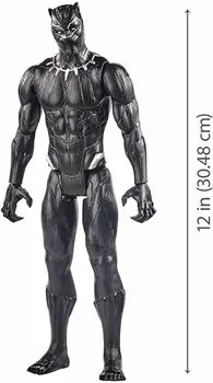 Marvel Black Panther Titan Hero Series E5875 შავი პანტერას სათამაშო ფიგურა, 2 image
