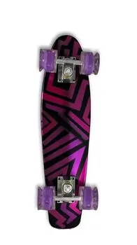 Penny Board Purple With LED Wheels პენიბორდი, 3 image
