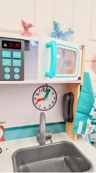 Wooden Multifunctional Kitchen Toy - ხის სათამაშო სამზარეულო, 5 image