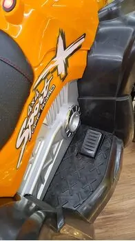 BO OFF ROAD Jeep Orange - ელექტრო კვადროციკლი ტყავის სავარძლით და კაუჩუკის საბურავებით, 2 image