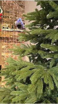 Christmas Tree PE + PVC 240 CM - საახალწლო ნაძვის ხე შერეული სილიკონის წიწვებით, 6 image