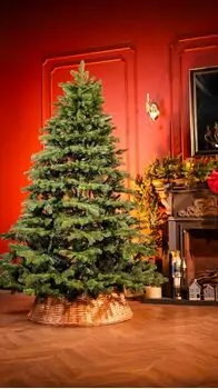 Christmas Tree 210 CM PE + PVC  - საახალწლო ნაძვის ხე შერეული სილიკონის წიწვებით, 2 image