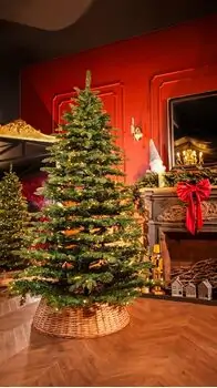 Christmas Tree With Mixed Silicone Needles And Lights PE+PVC 210 CM  - ნაძვის ხე შერეული სილიკონის წიწვებით და ანათებით, 11 image