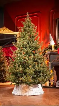 Christmas Tree PE+PVC 210 CM Green - ნაძვის ხე შერეული სილიკონის წიწვებით, 2 image