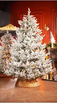 Snow-Covered Christmas Tree PE+PVC 240 CM - დათოვლილი ნაძვის ხე შერეული სილიკონის წიწვებით, 2 image