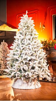 Snow-Covered Christmas Tree With Mixed Silicone Needle PE+PVC 210 CM - დათოვლილი ნაძვის ხე შერეული სილიკონის წიწვებით, 2 image