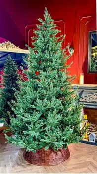 Christmas Tree PE+PVC 240 CM Green - ნაძვის ხე შერეული სილიკონის წიწვებით, 2 image