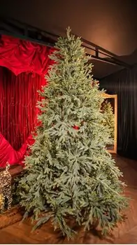 Christmas Tree საახალწლო ნაძვის ხე სილიკონის წიწვებით 240 CM (OT2329), 5 image