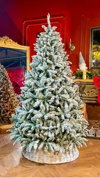 Snow-Covered Christmas Tree საახალწლო ნაძვის ხე დათოვლილი ტოტებით 210 სმ, 2 image