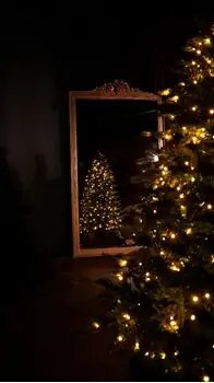 Pineora Christmas Tree  180 CM Mixed Silicone With Lights PE + PVC - ნაძვის ხე შერეული სილიკონი, განათებით, 4 image