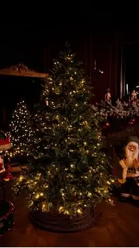 Elowyn Christmas Tree 100% Silicone With Lights 180 CM - ნაძვის ხე 100 % სილიკონი, განათებით, 5 image