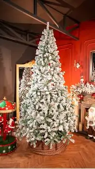 Snowy Belle Christmas Tree 270 CM საახალწლო ნაძვის ხე დათოვლილი ტოტებით, 2 image