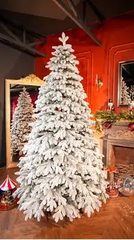 Ukrainіan Frost Snow-Covered Christmas Tree 230 CM 100 % Silicone Needle - ნაძვის ხე 100% სილიკონი, 2 image
