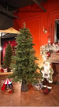 Alpine Christmas Tree PE 180 CM Green - საახალწლო ნაძვის ხე, 100 % სილიკონი, 3 image