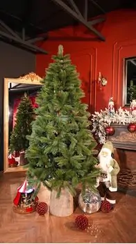 Snowcrest Christmas Tree 100% Silicone PE 210 CM With Stand - ნაძვის ხე სადგამით 100% სილიკონი, 2 image