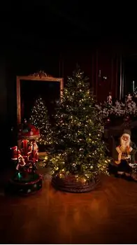 Elowyn Christmas Tree 100% Silicone With Lights 180 CM - ნაძვის ხე 100 % სილიკონი, განათებით, 3 image
